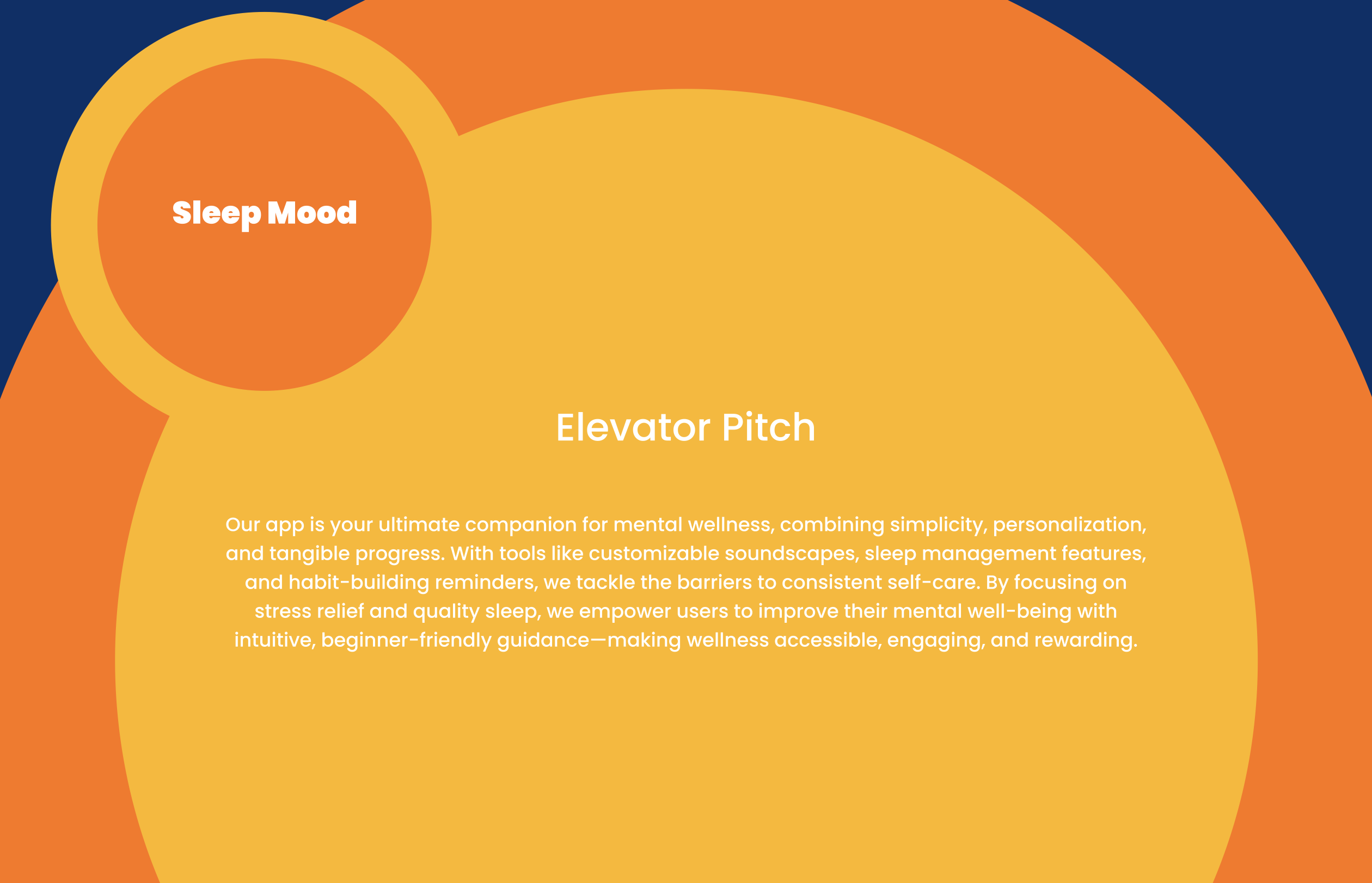 Elevator Pitch - Project concept and value proposition